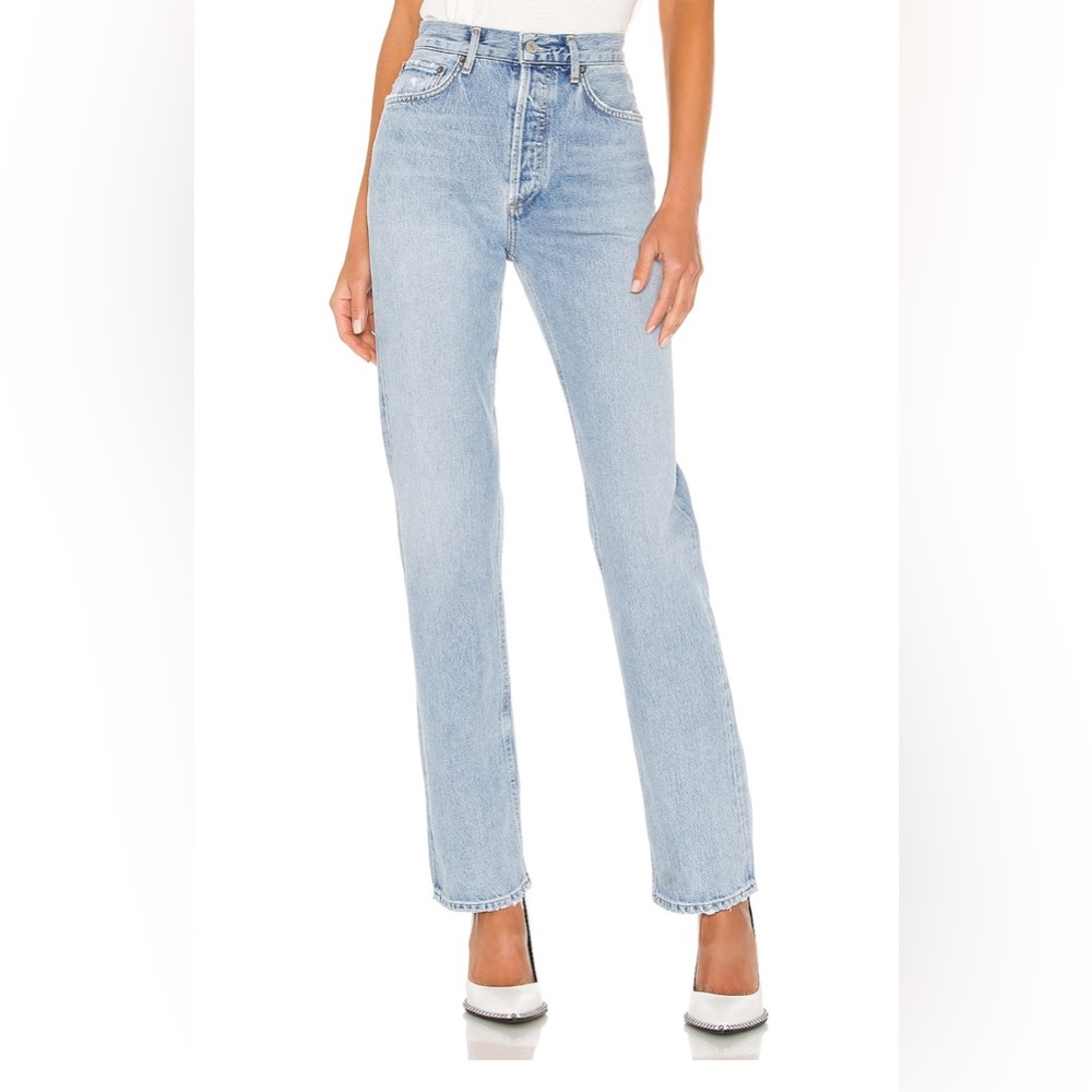 AGOLDE Lana Straight Leg Jeans in Riptide